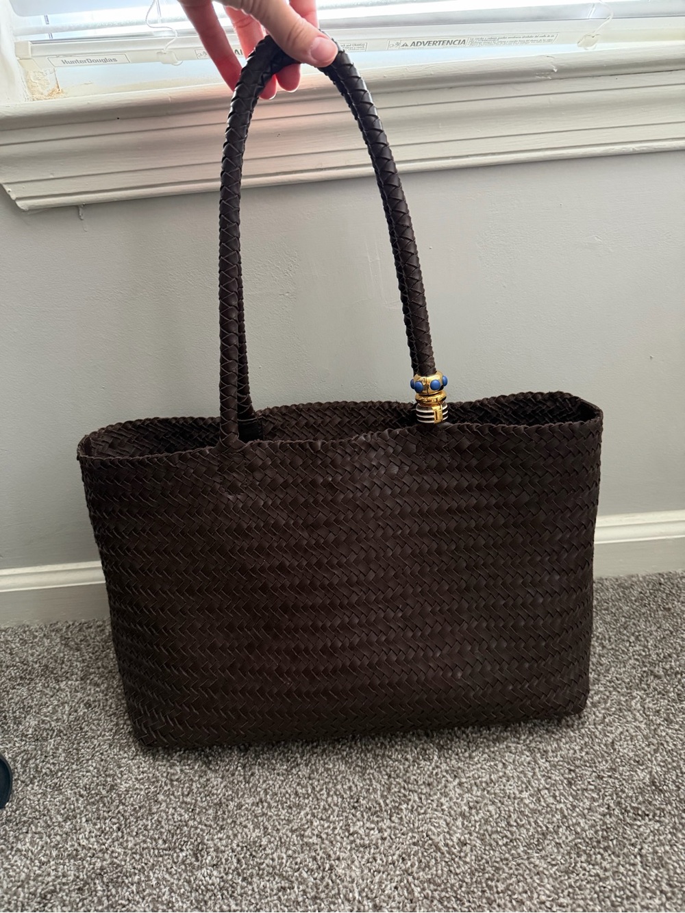 Madewell Signature Woven Tote with Bag Clips